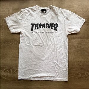 Thrasher White Skateboard Magazine T-Shirt